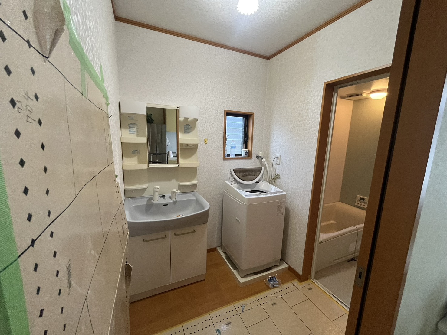大阪市淀川区 洗面所・施工前